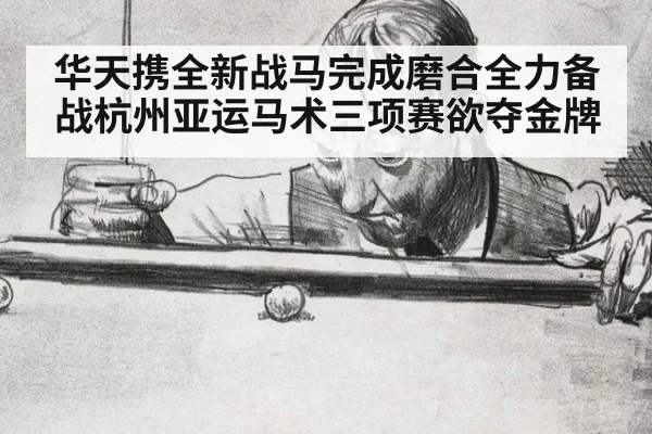 华天携全新战马完成磨合全力备战杭州亚运马术三项赛欲夺金牌